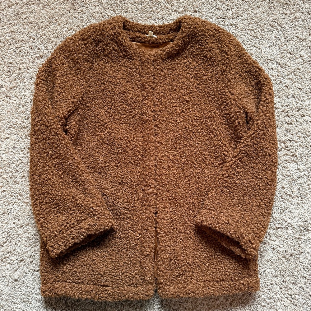 Max Studio teddy bear jacket